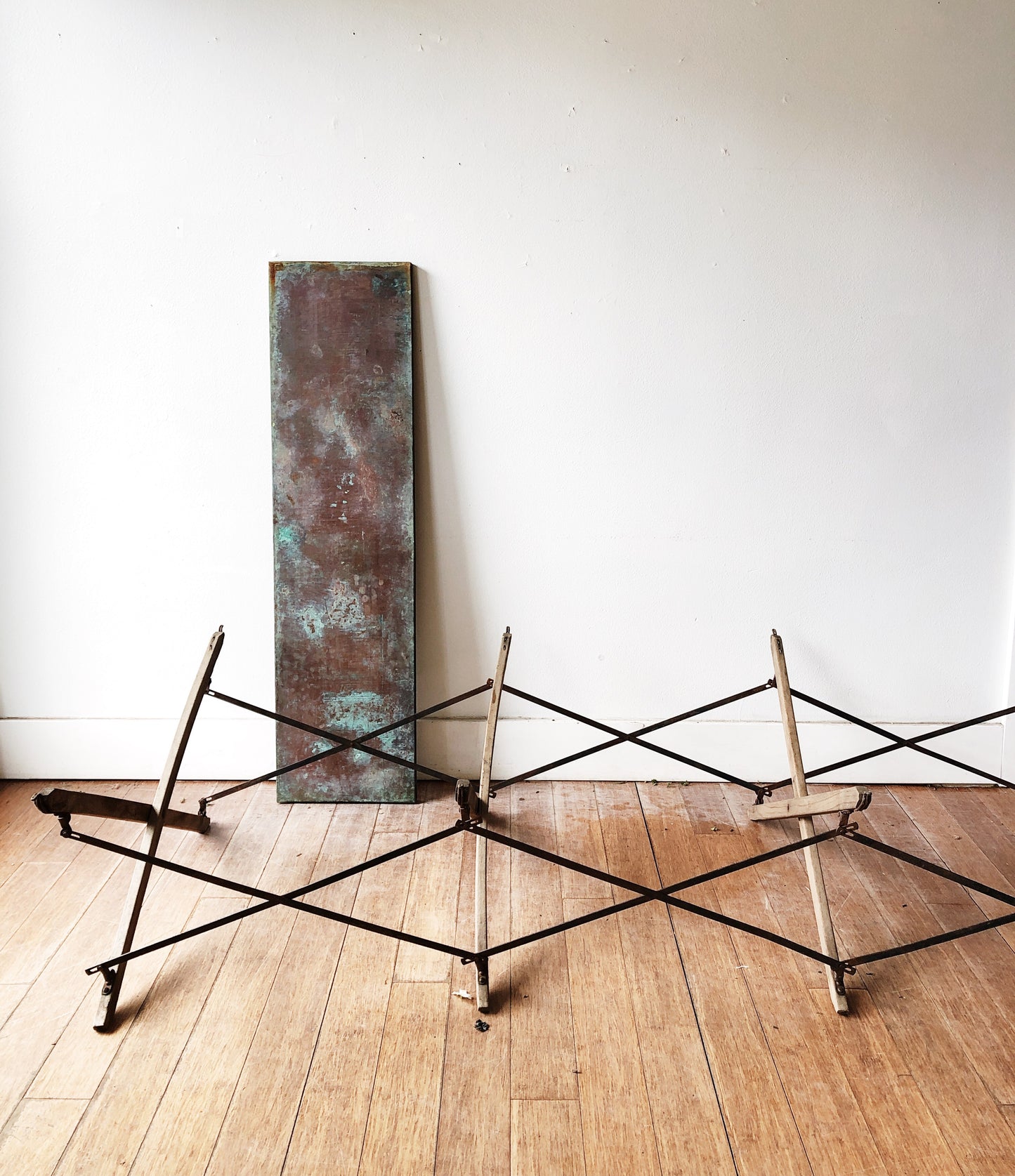 Vintage Folding Console Table OOAK