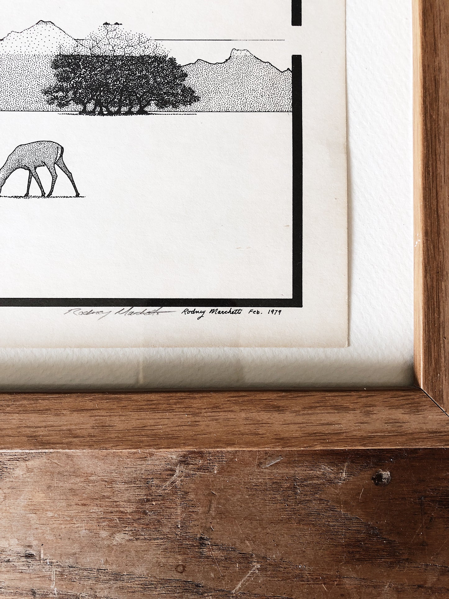 Original Vintage Pen and Ink Drawing