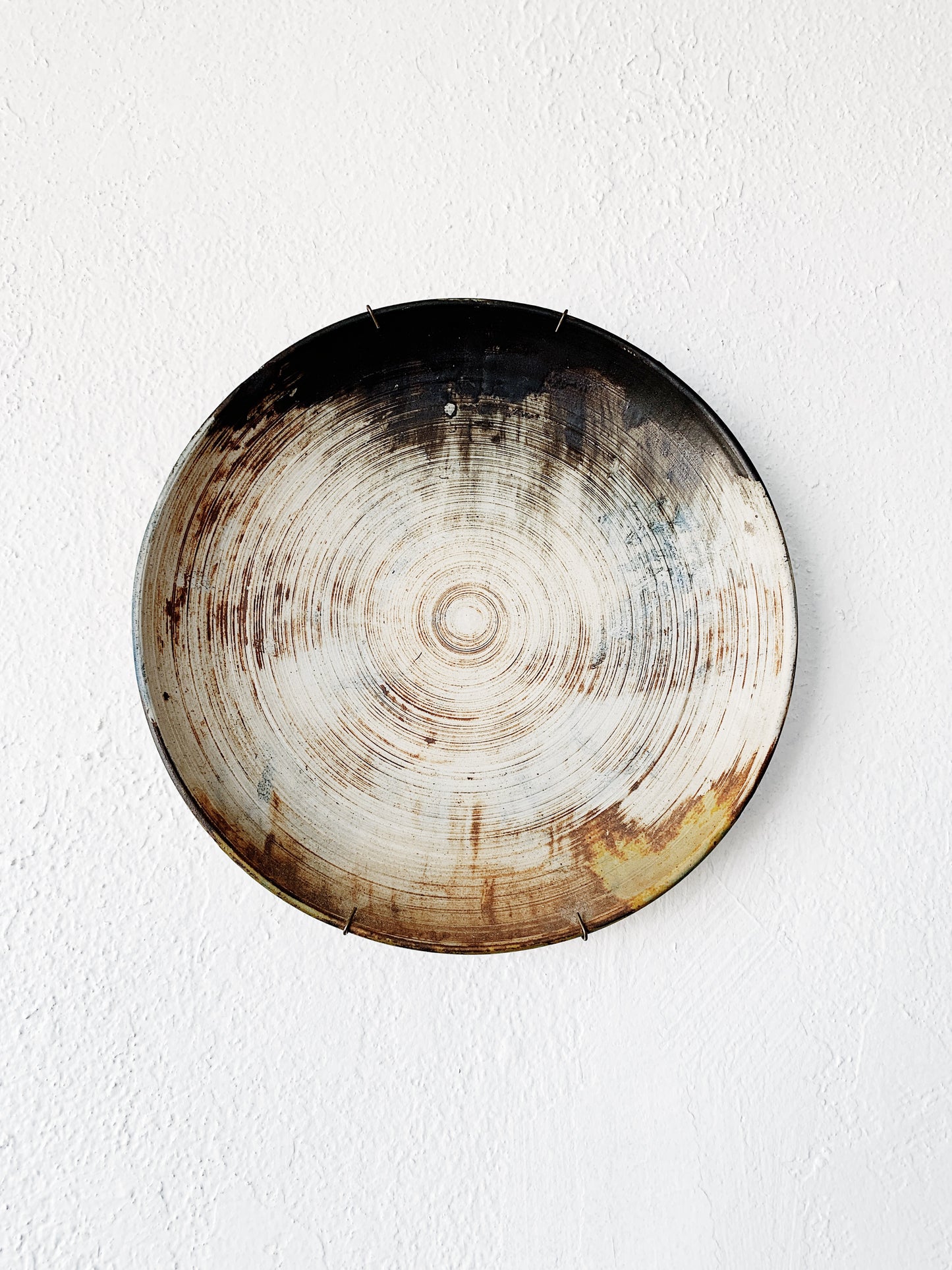 Vintage Kim Wasser Stoneware Plate