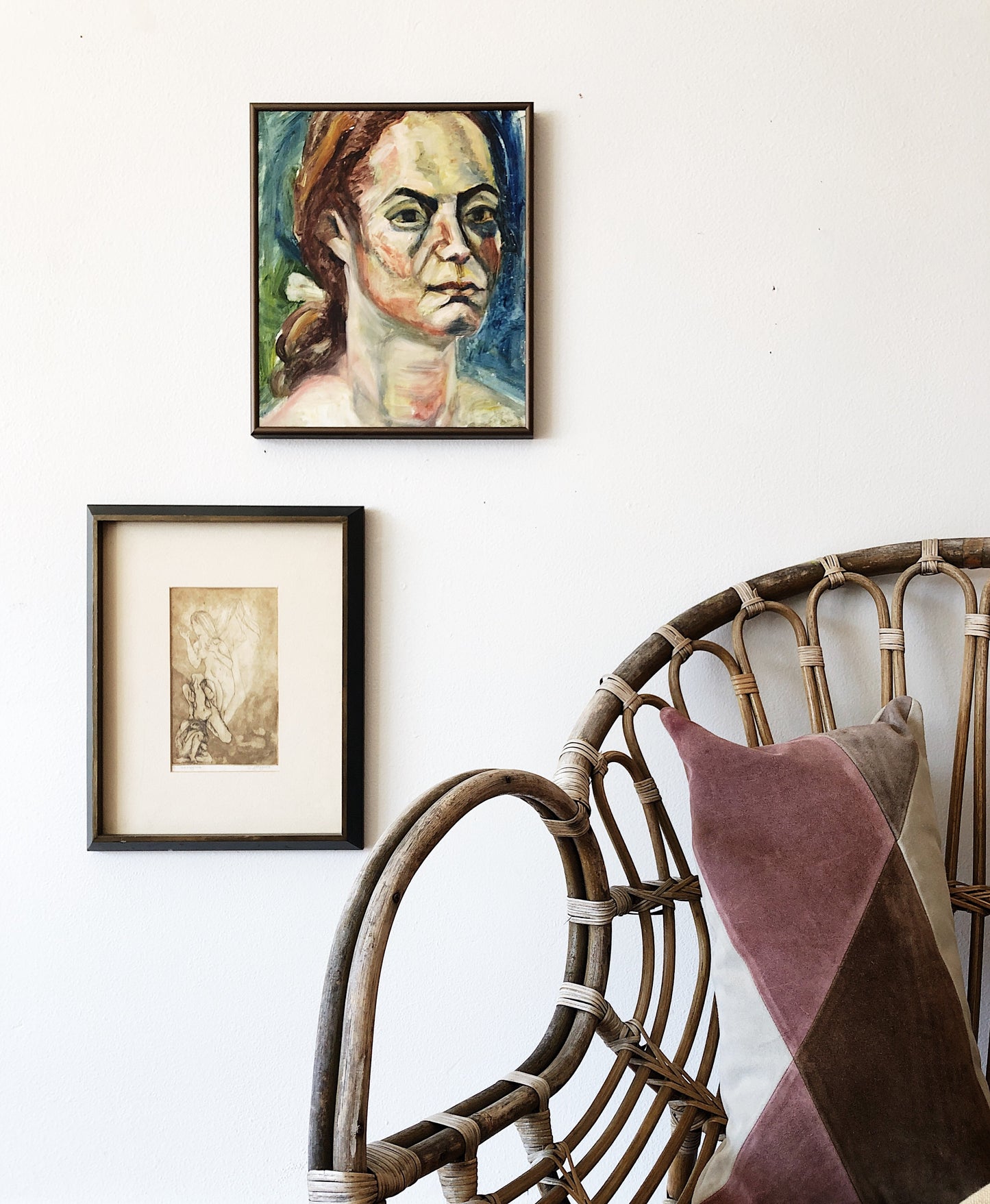 Vintage Oil Painting Portraits