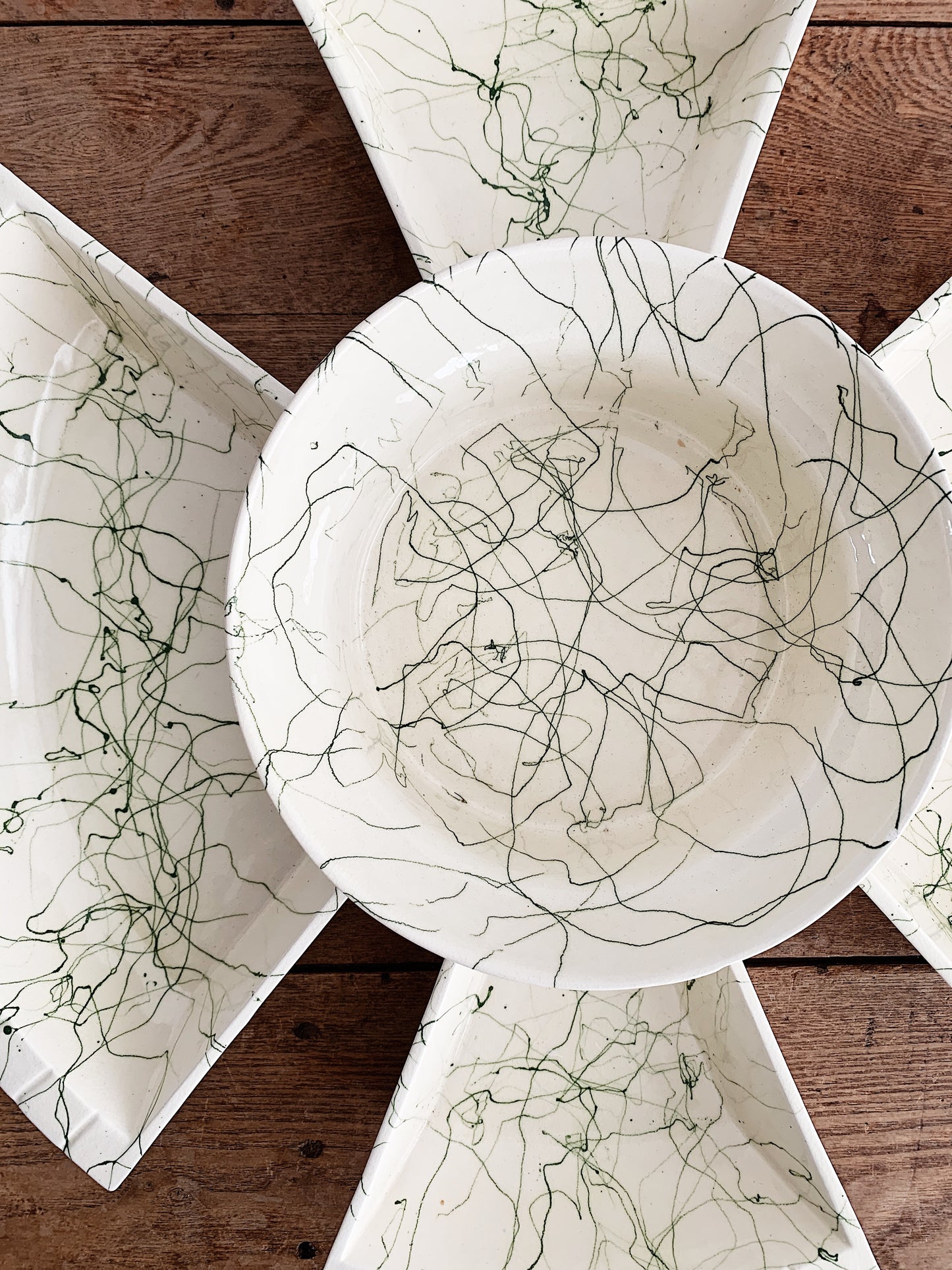 Mid Century Ceramic Serving Dishes