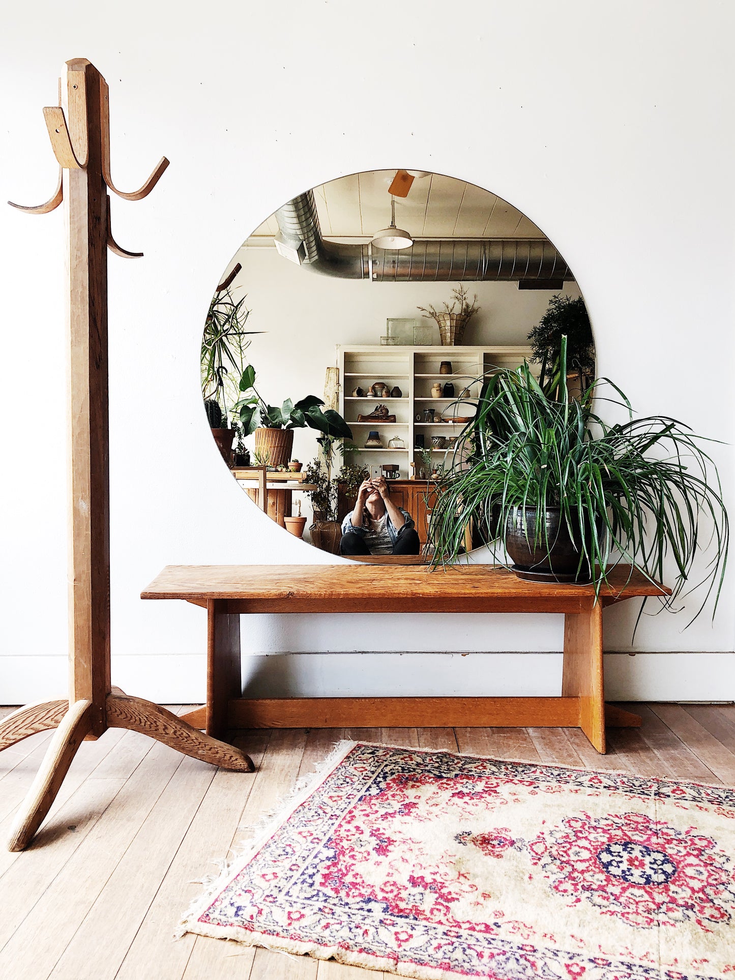 Vintage Handmade Coat Rack