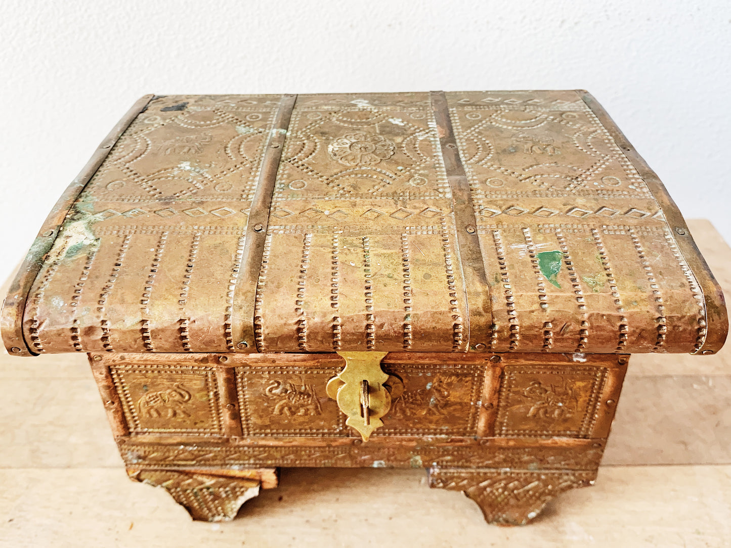 Vintage Brass Box