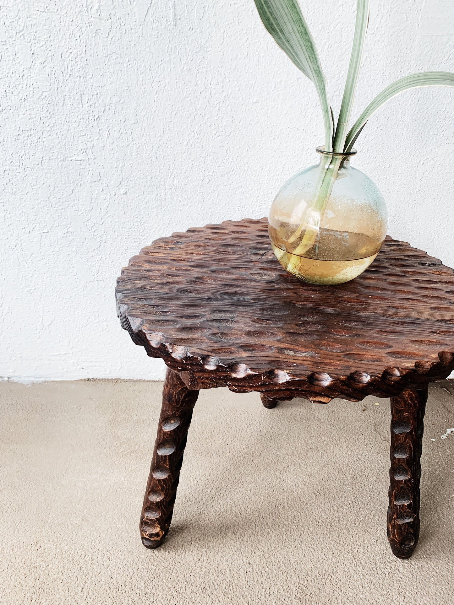 Primitive Rustic Handmade Wood Table