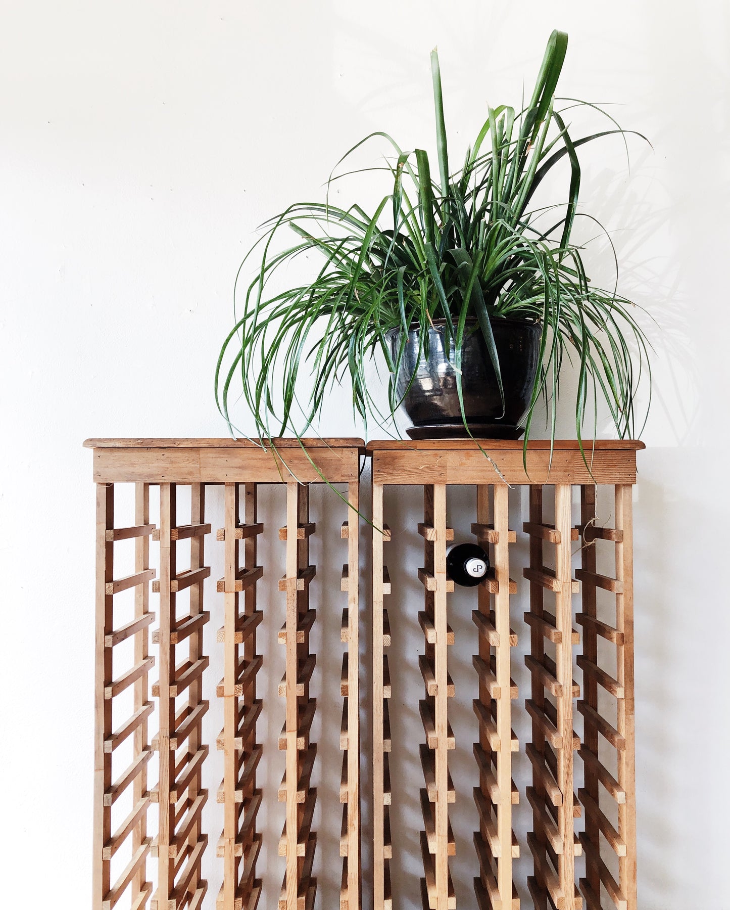 Vintage Handmade Wine Rack