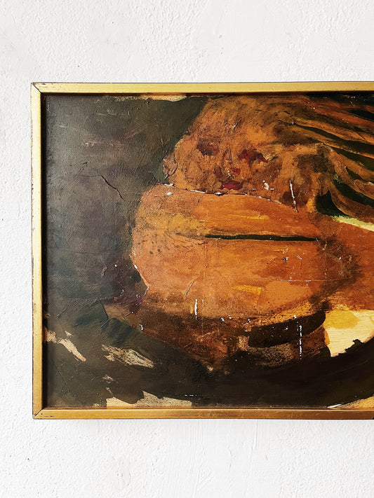 Vintage Madeline Ericson ‘Seed Sower’ Expressionist Painting