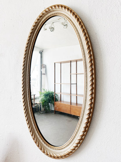 Vintage Large Oval Mirror