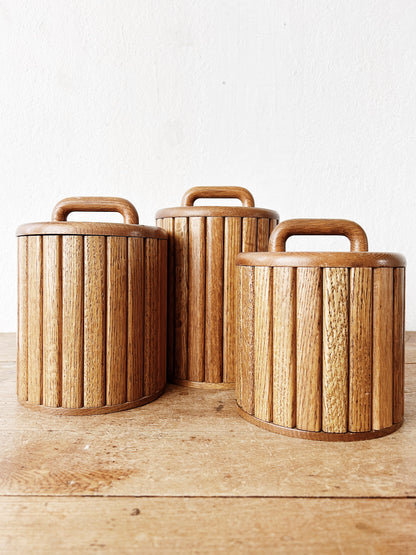 Post Mod Wooden Canister Set