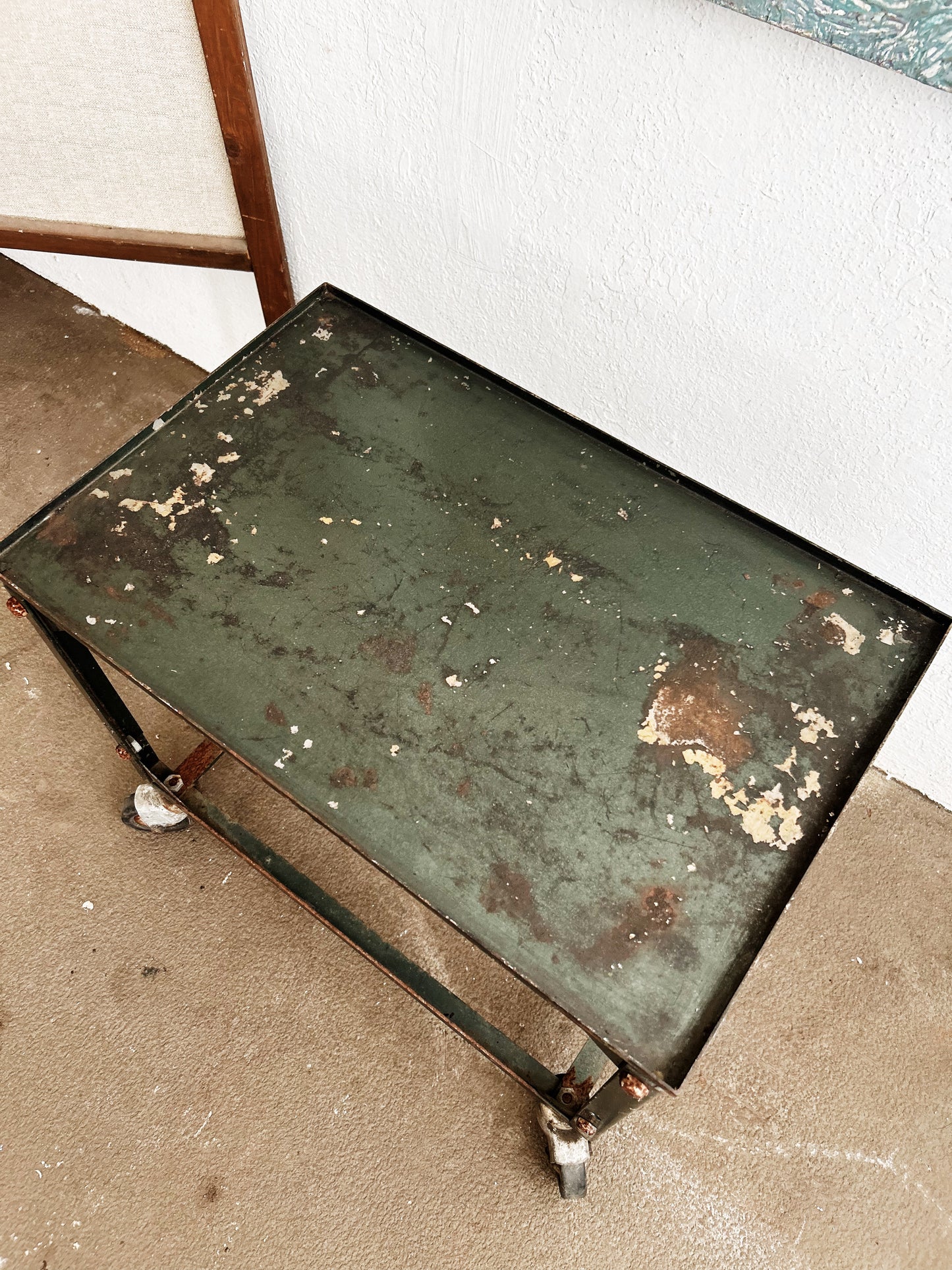 Vintage Industrial Cart