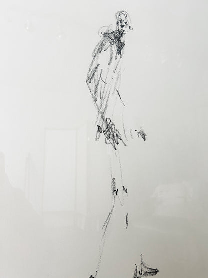 Mid Century Alberto Giacometti Offset Litho