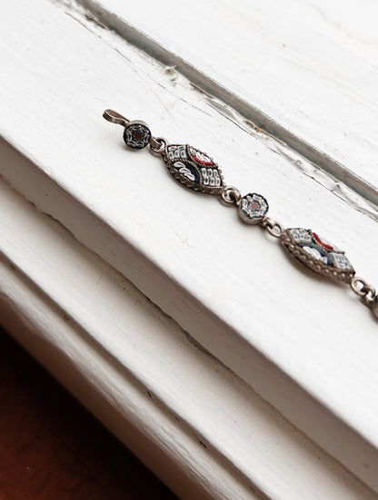 Vintage Italian Micro Mosaic Bracelet