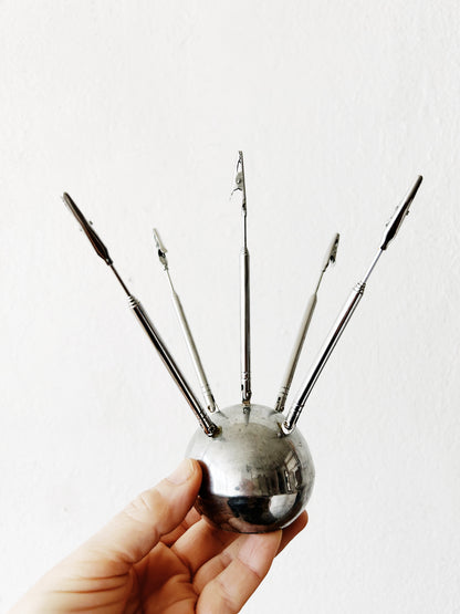 Sputnik Chrome Clip Holder