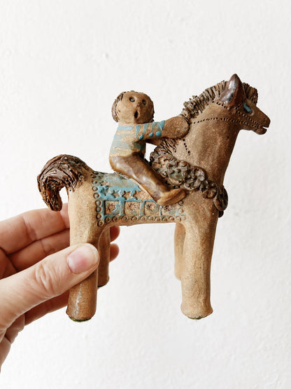 Handmade Vintage Clay Folk Art Figurine