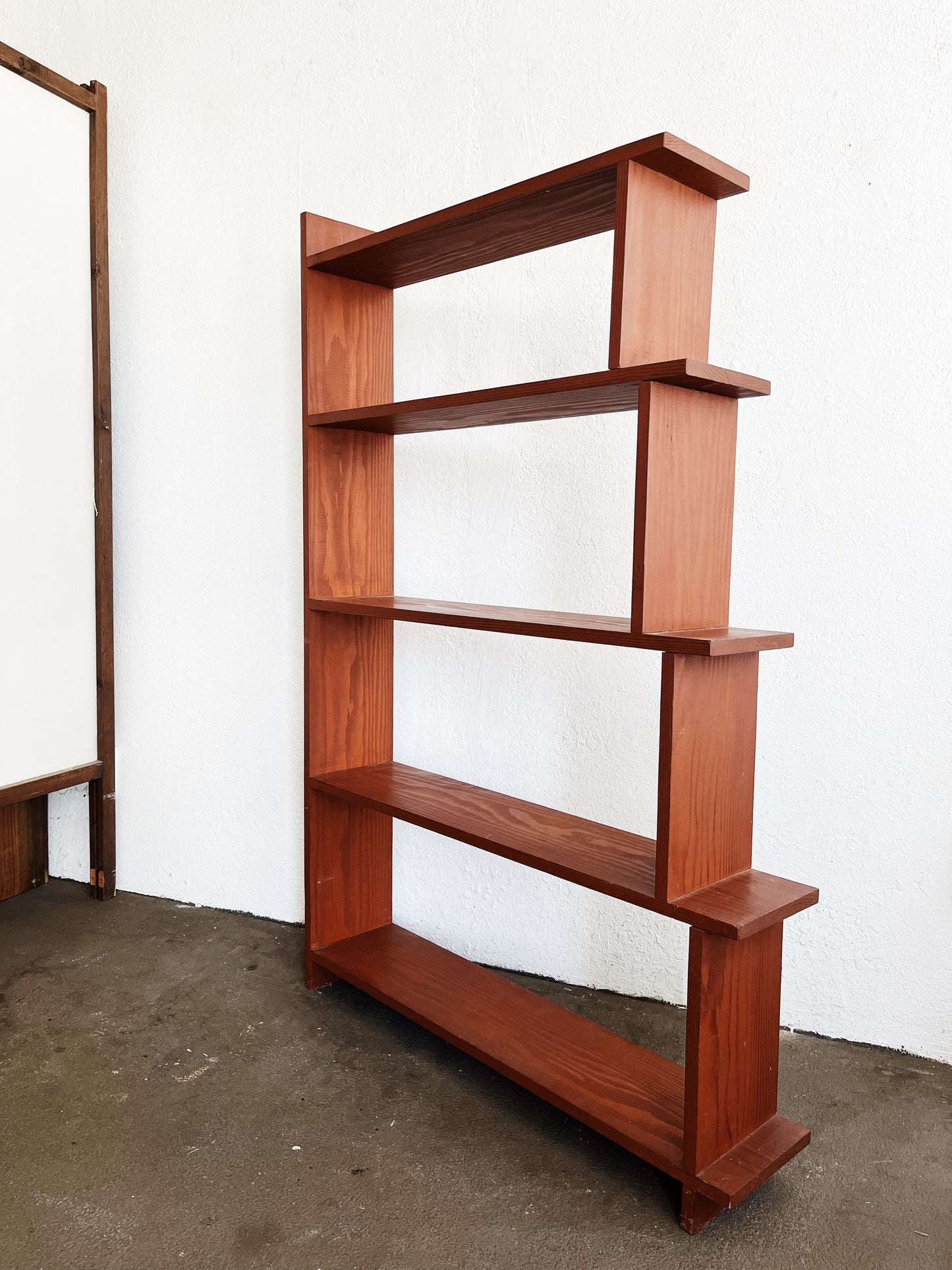 Vintage Room Divider Shelf