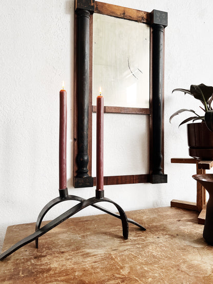 Antique Tole Painted Mirror