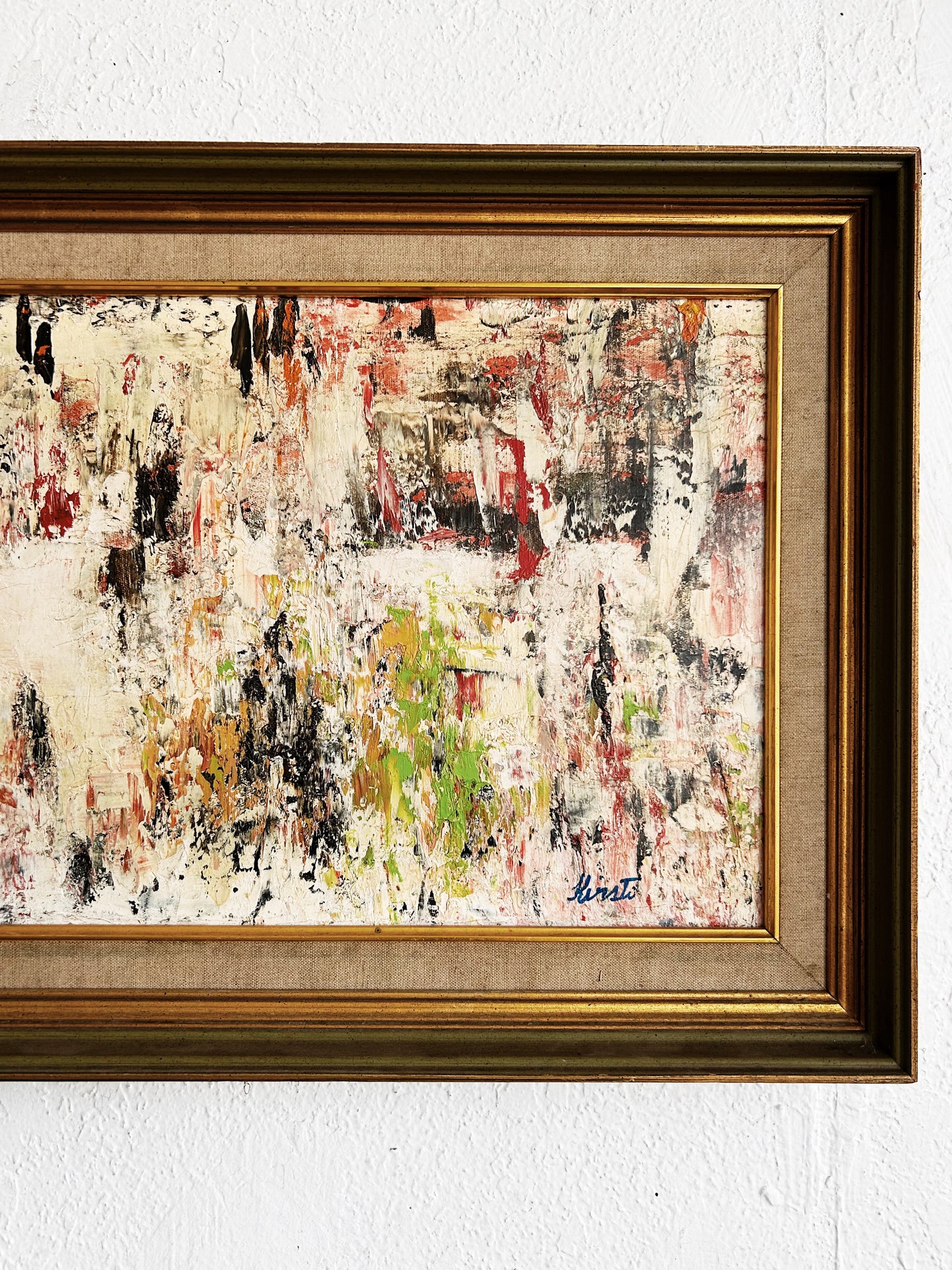 Original Abstract Oil Painting