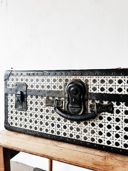 Antique Shwayder Bros. Trunk/Foot Locker