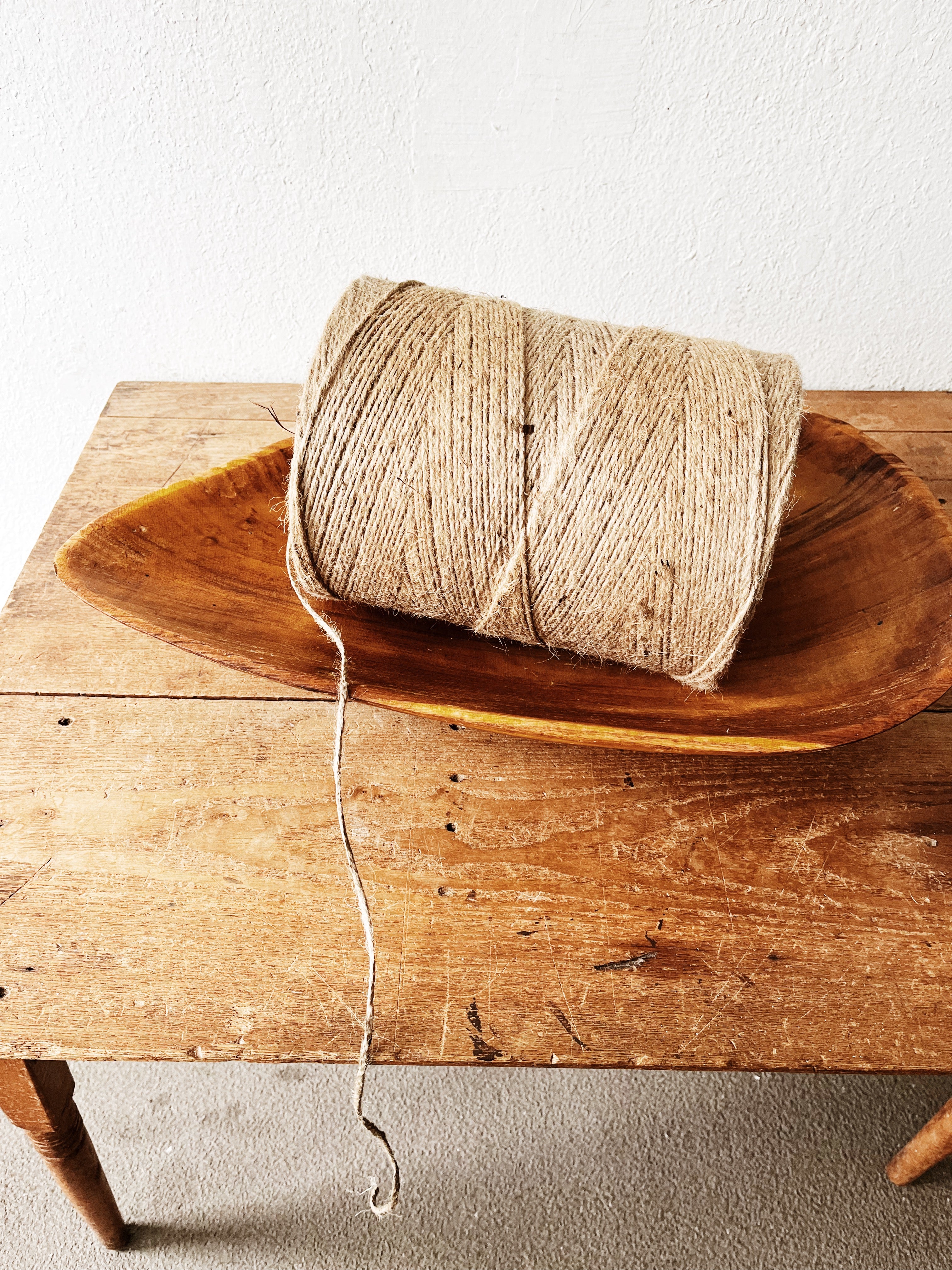 Giant Wood Teardrop Basket - Thumbnail 5