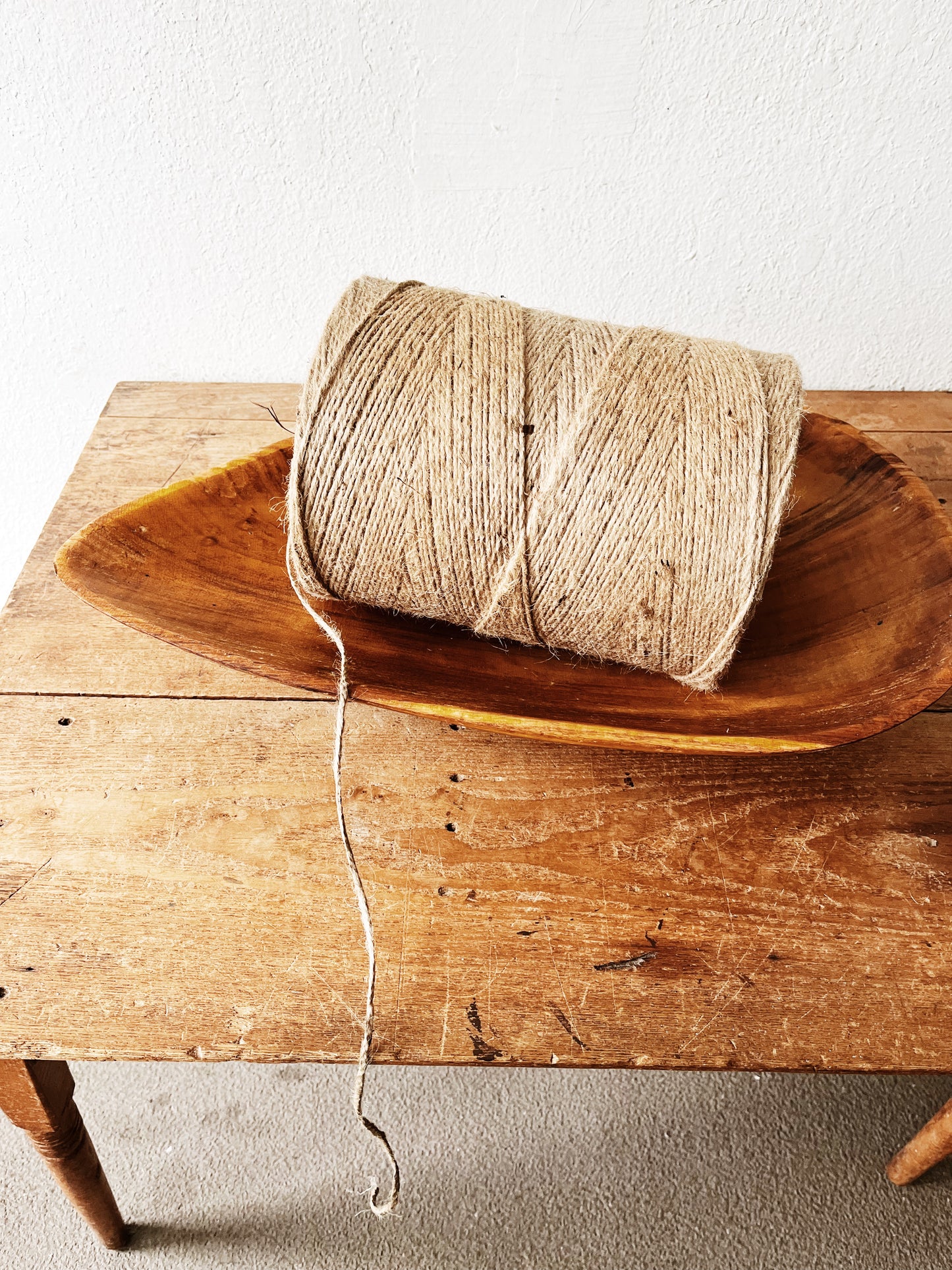 Giant Wood Teardrop Basket