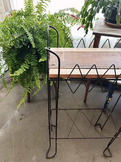 Victorian Era Iron Plant Stand or Bar