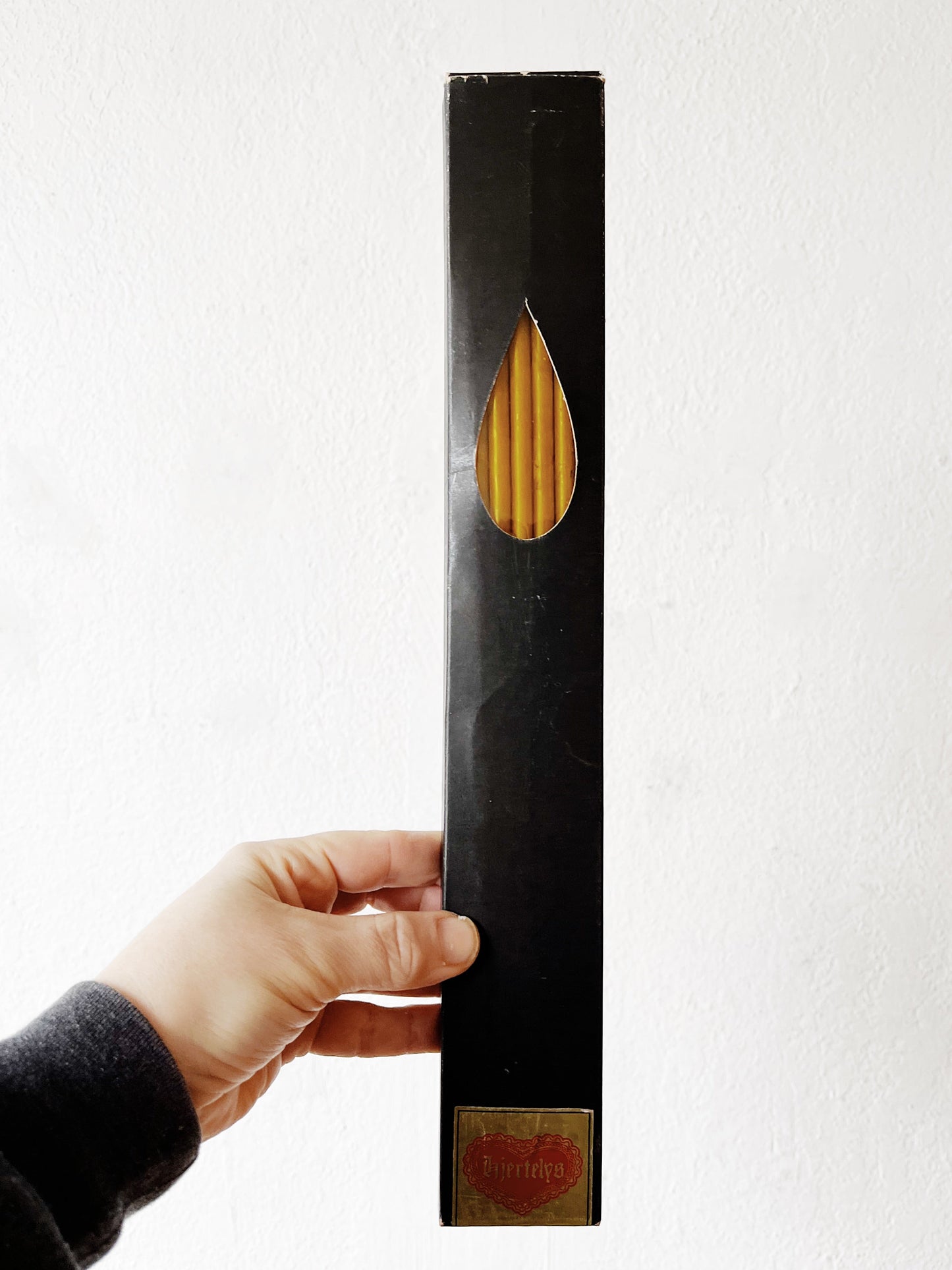 Danish Modern Teardrop Candle Holders and Candles