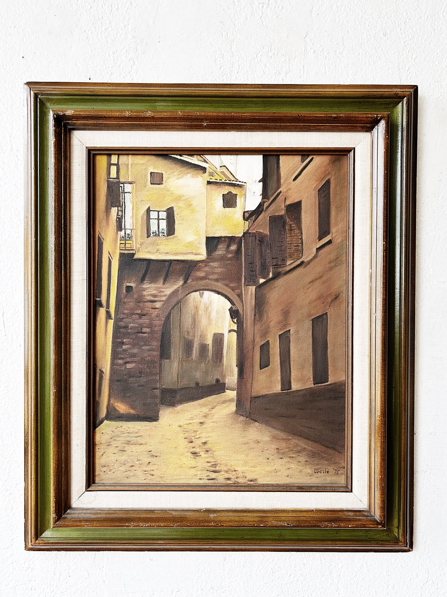 Vintage Original Signed Painting