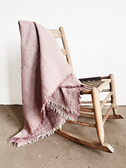 Double Weight Wool Gauze Throw or Shawl