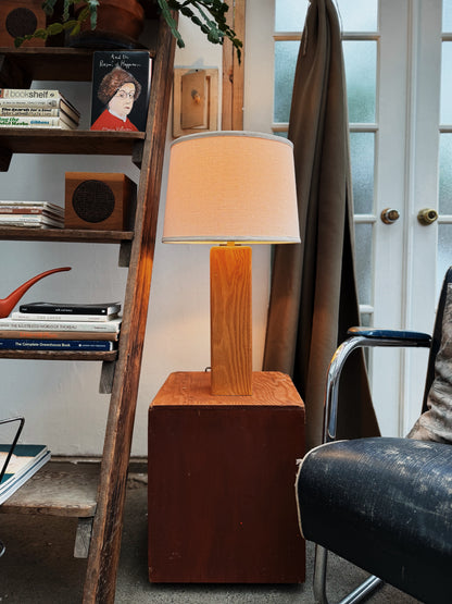 Vintage Wood Lamp