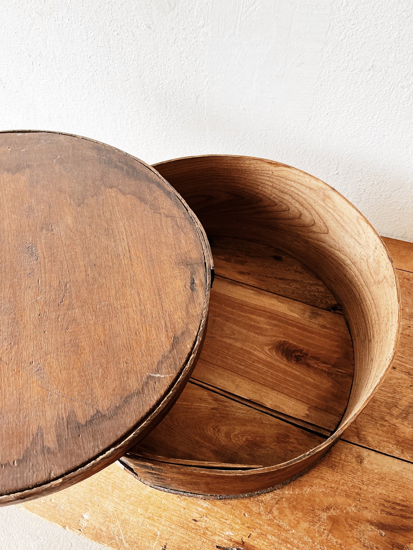 Oversized Primitive Wood Band Box