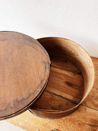 Oversized Primitive Wood Band Box