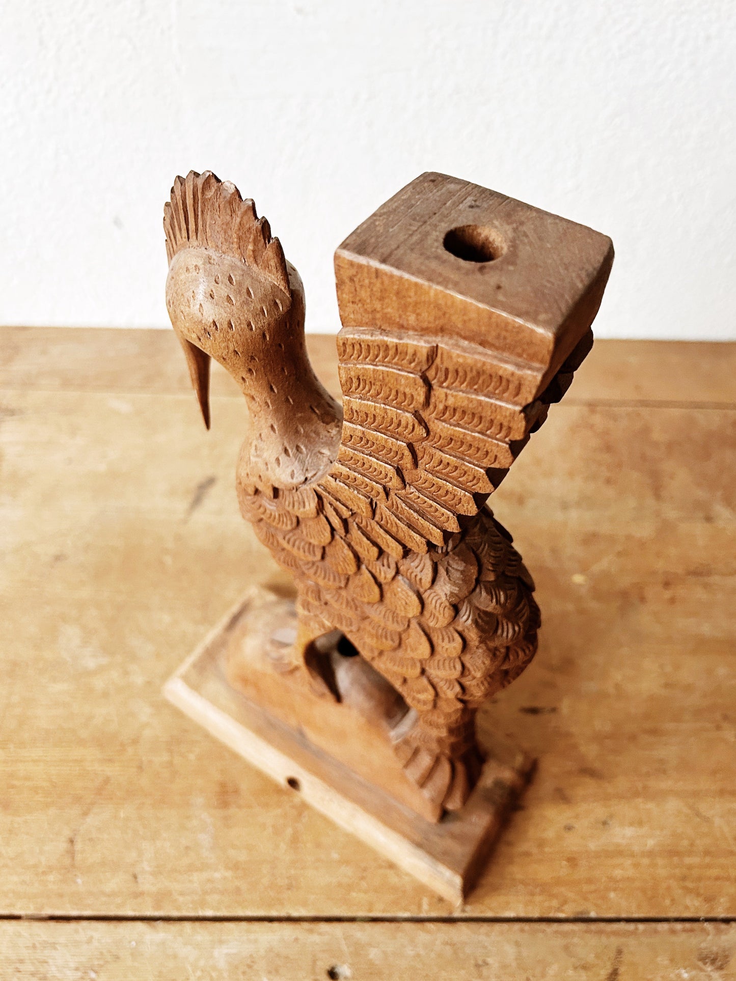 Hand Carved Wood Sculpture