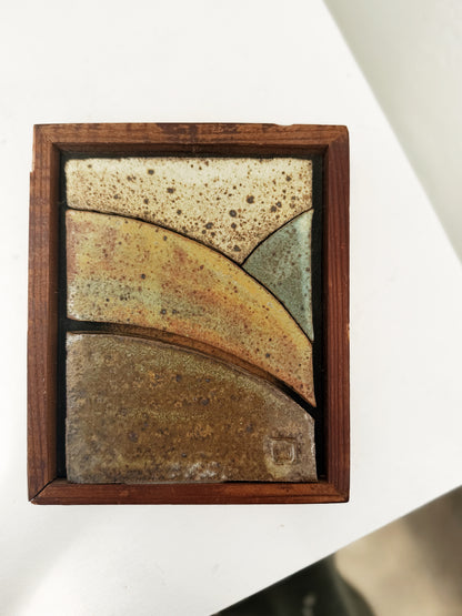Vintage Stan Williams Ceramic Landscape