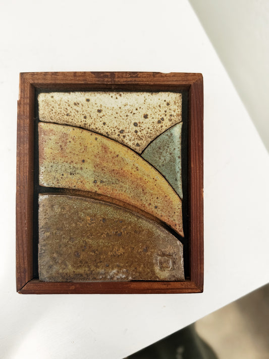 Vintage Stan Williams Ceramic Landscape