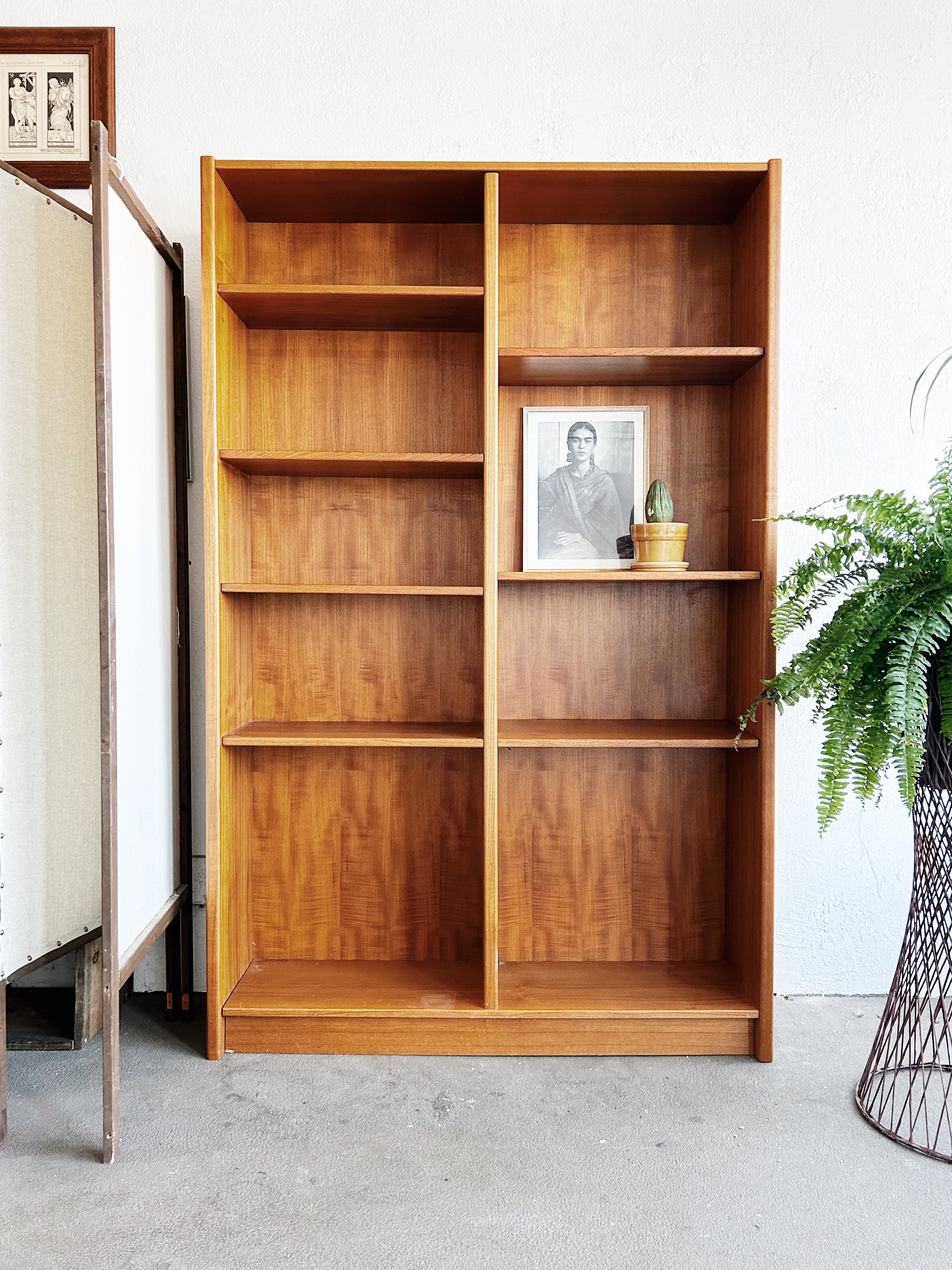 Large Vintage Wood Shelf