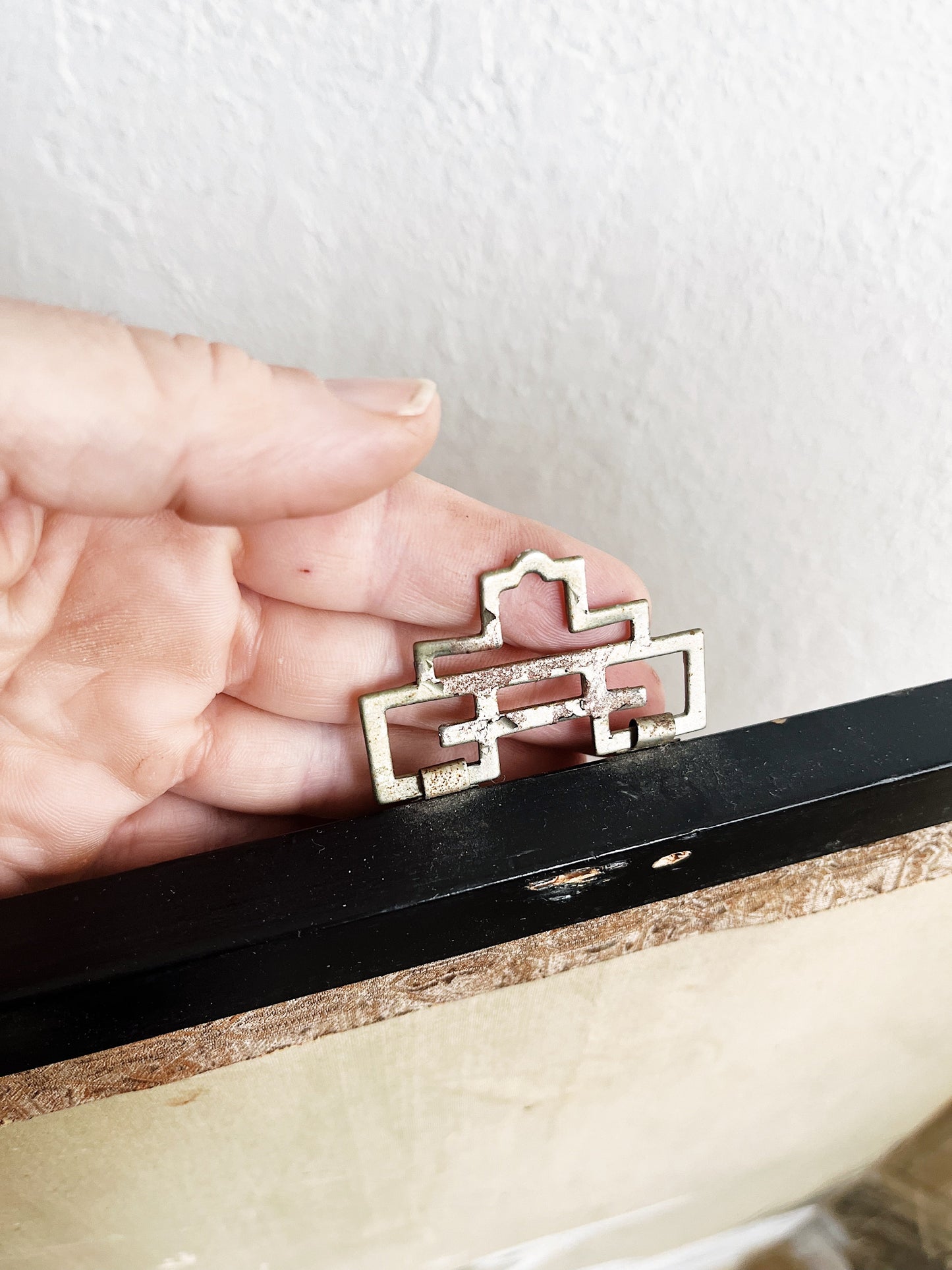 Antique Silk Byobu Screen