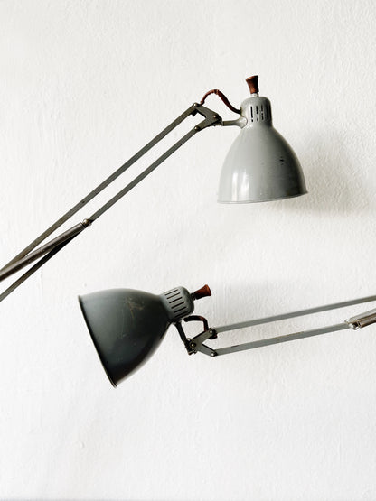 Matching XL Early Luxo Anglepoise Lamps