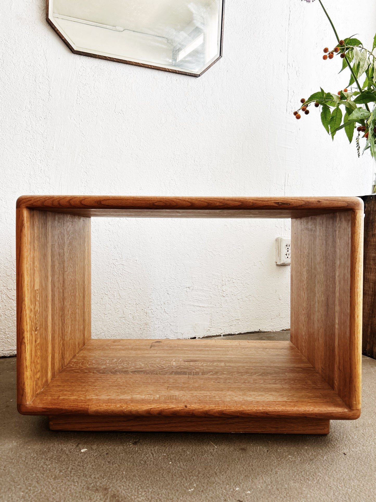 Vintage Oak Cube Tables