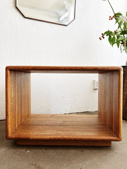 Vintage Oak Cube Tables