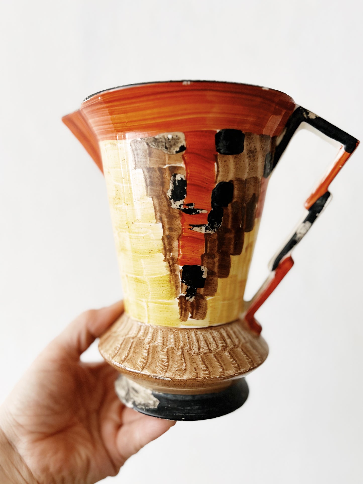 Antique English Art Pottery Pitcher