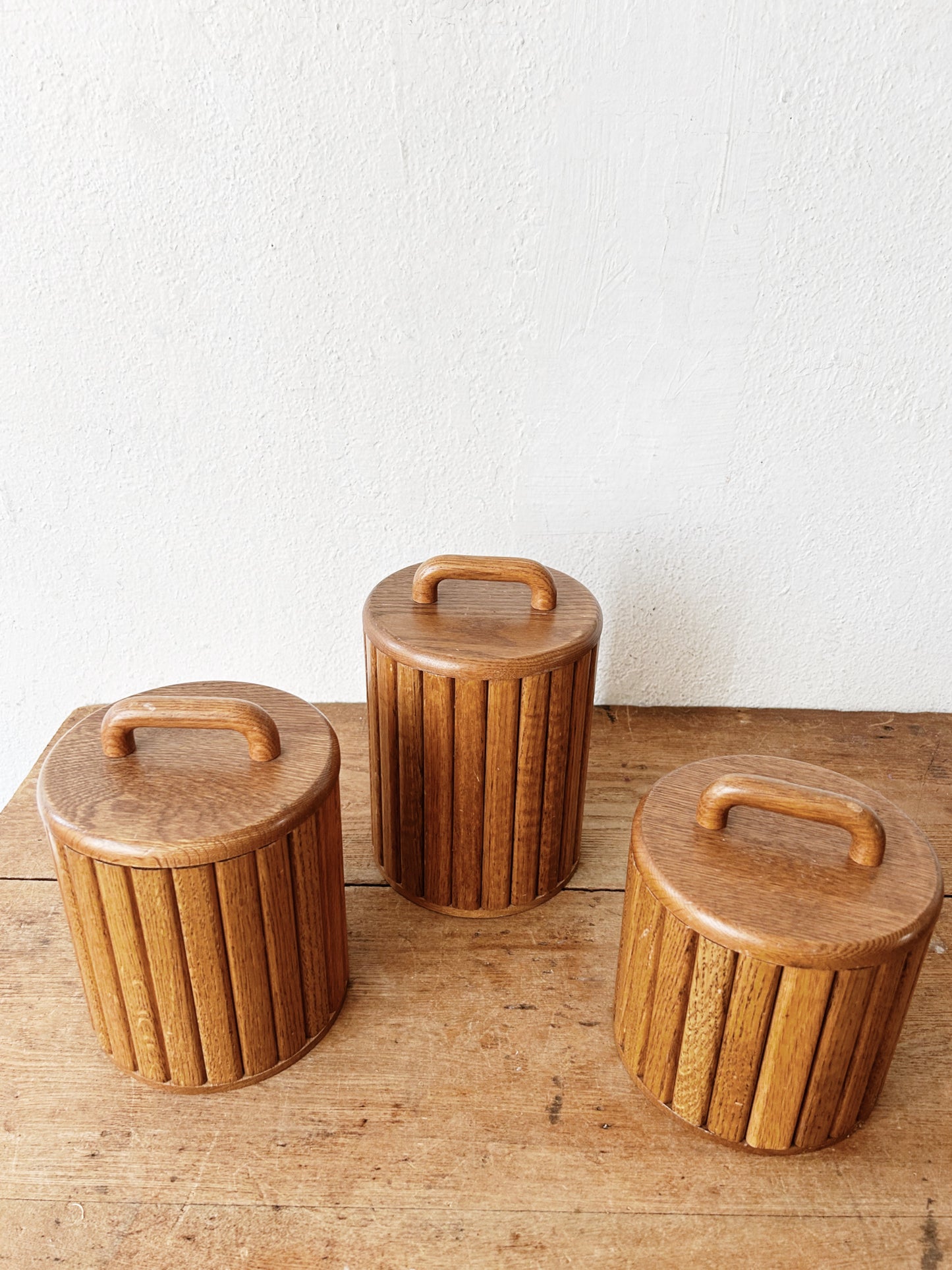 Post Mod Wooden Canister Set