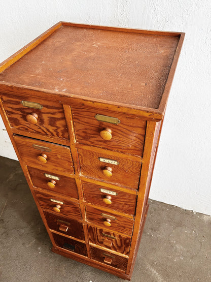 Vintage Apothecary Cabinet