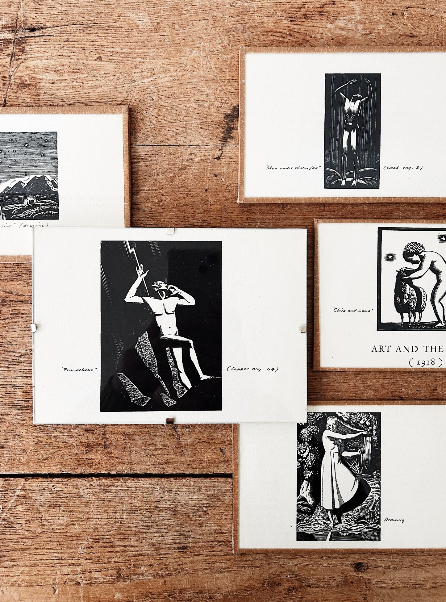 1930s Rockwell Kent Woodblock Print