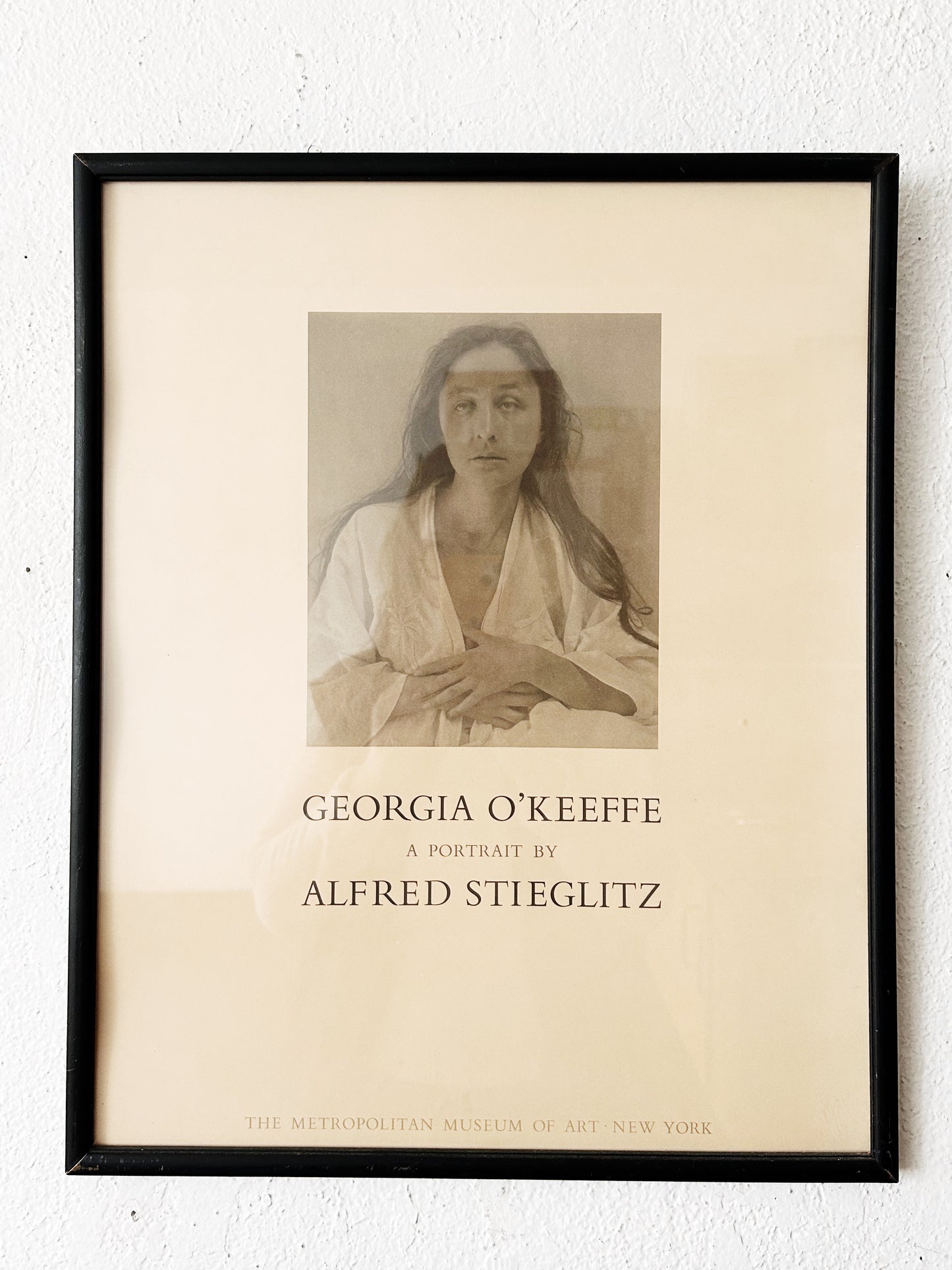 Vintage Original Georgia/Alfred Framed Exhibit Litho
