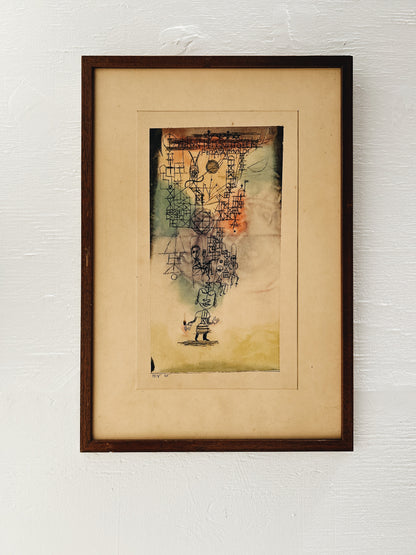 Vintage Paul Klee 'Agnus Dei' Lithograph