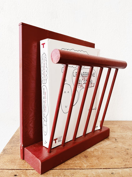 Vintage Wall Mounted Record or Magazine Rack