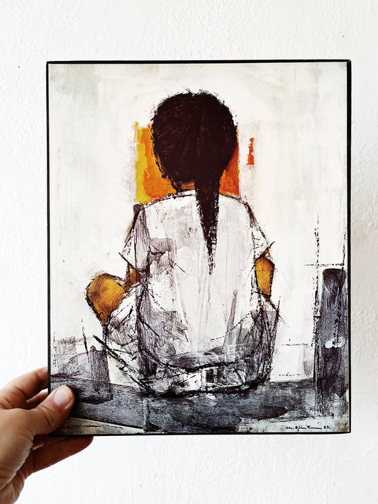 Vintage Bjørn Larsen Danish Litho