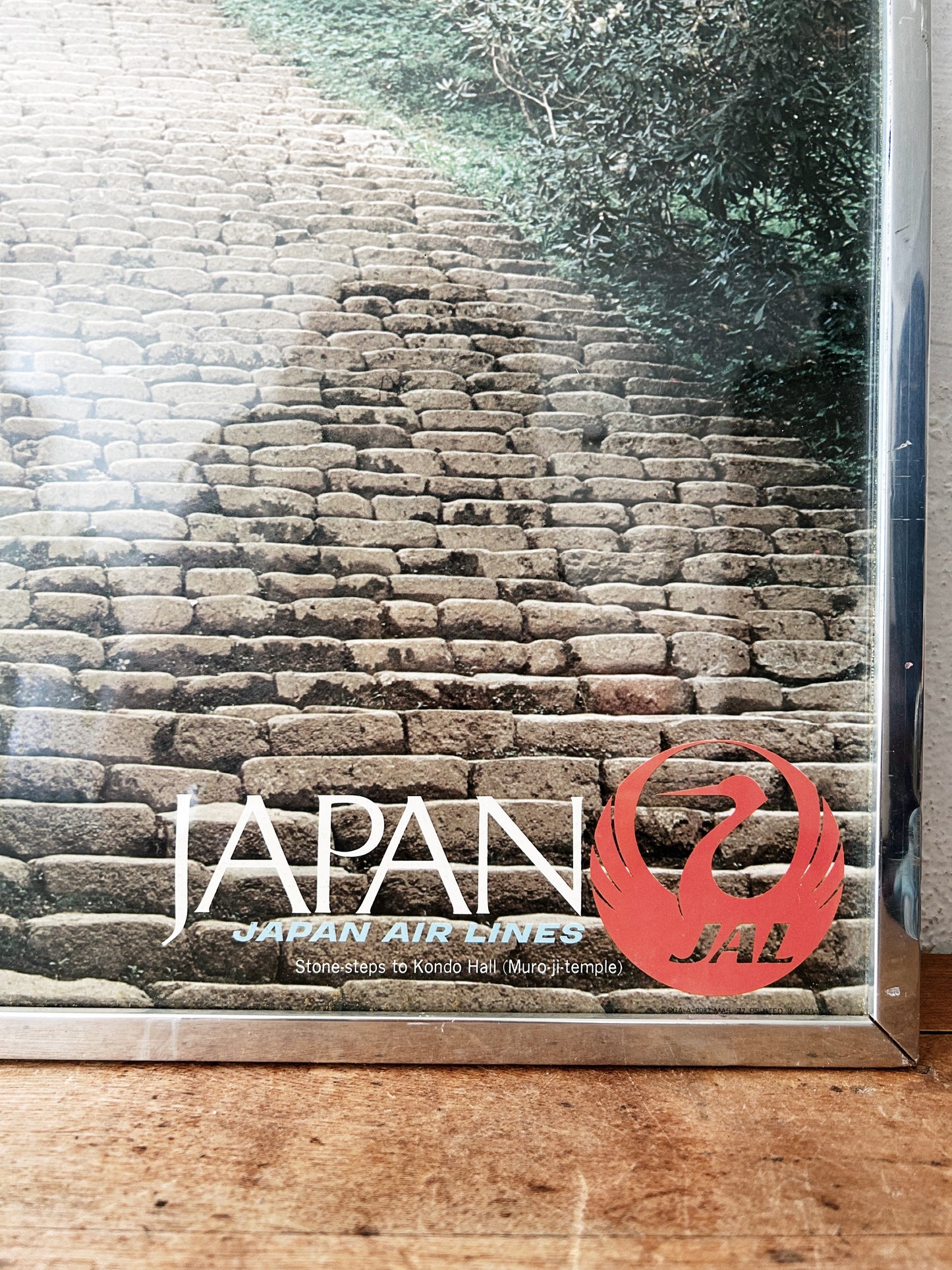Vintage Japan Airlines Travel Poster