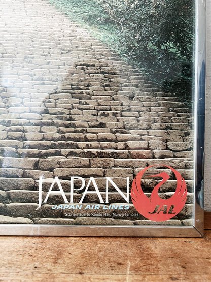 Vintage Japan Airlines Travel Poster