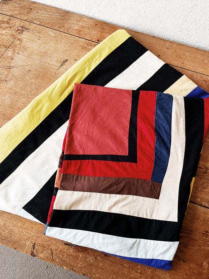 Freeform Patchwork Quilt Topper