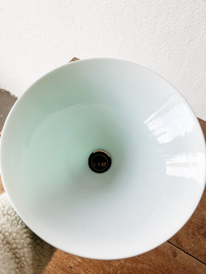 Vintage Green Glass Pendant Lamp